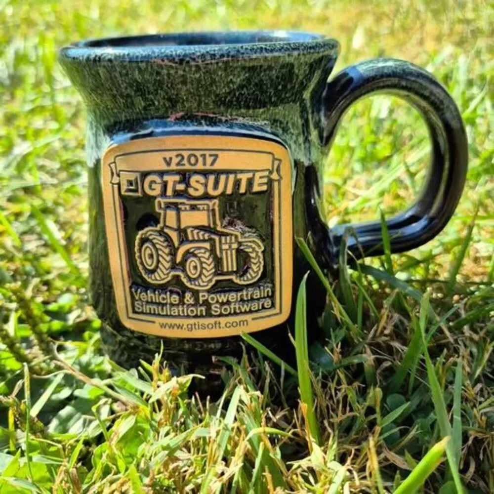RARE! DENEEN POTTERY HAND THROWN MUG - GT-SUITE V2017